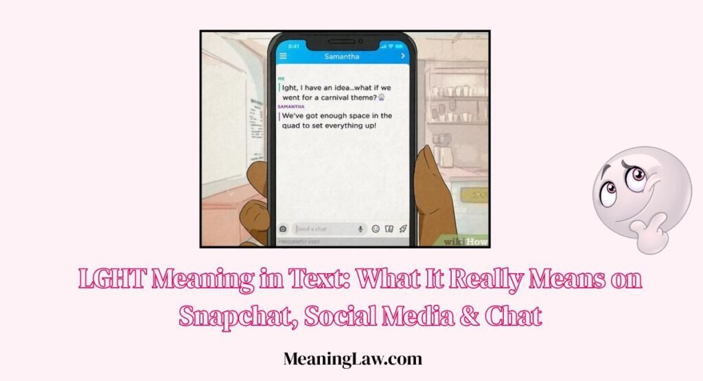 LGHT Meaning in Text