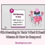 NTH Meaning in text