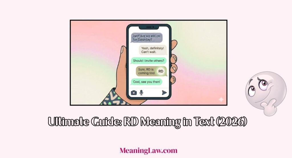 RD MEANING in text