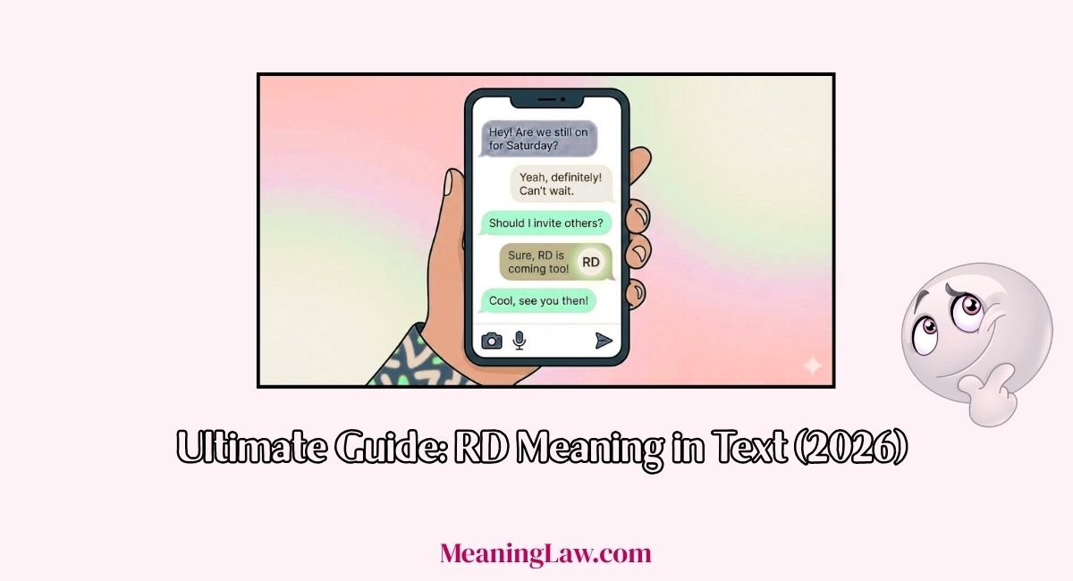 RD MEANING in text
