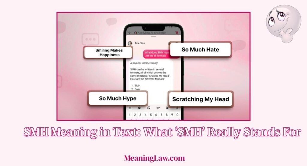 SMH Meaning in Text