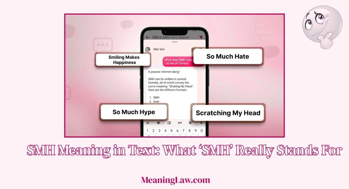 SMH Meaning in Text