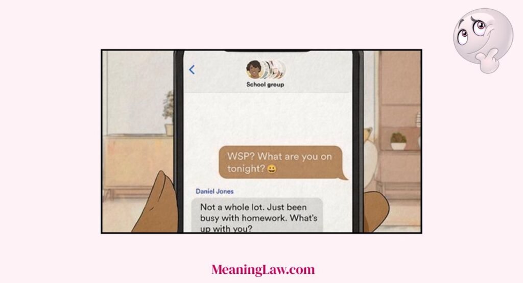 WSP Meaning in Text