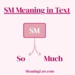 SM Meaning in Text