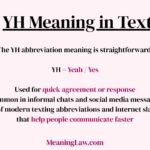 YH Meaning in Text