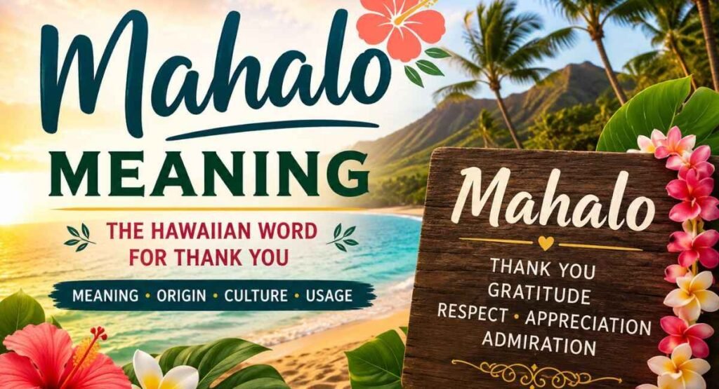 Mahalo Meaning