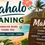 Mahalo Meaning