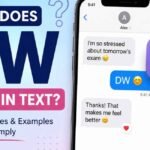 What Does DW Mean in Text