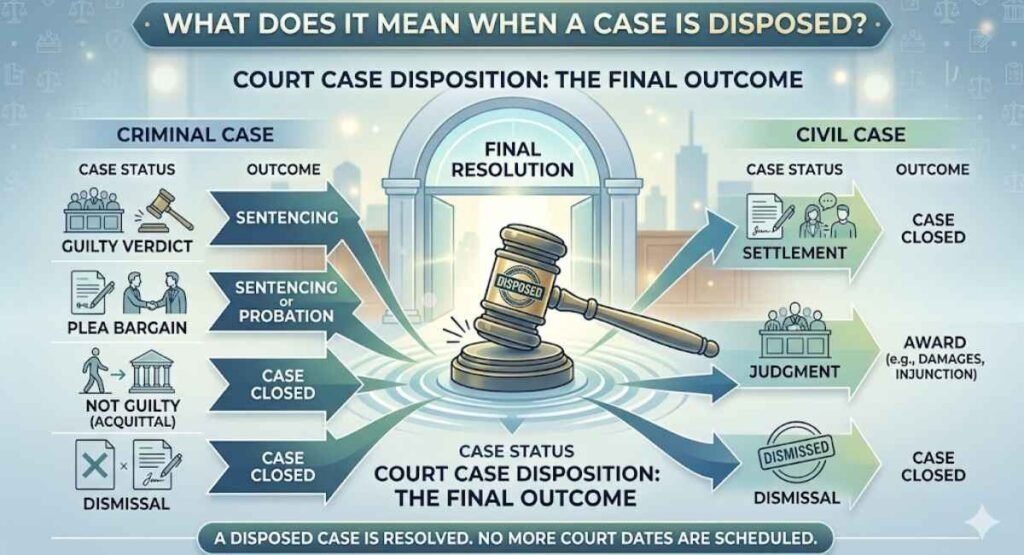 What Does It Mean When a Case Is Disposed in Court?