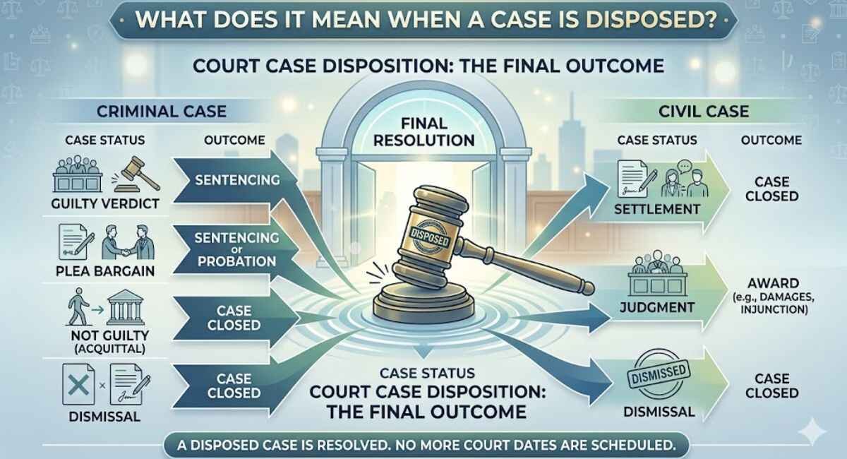 What Does It Mean When a Case Is Disposed in Court?