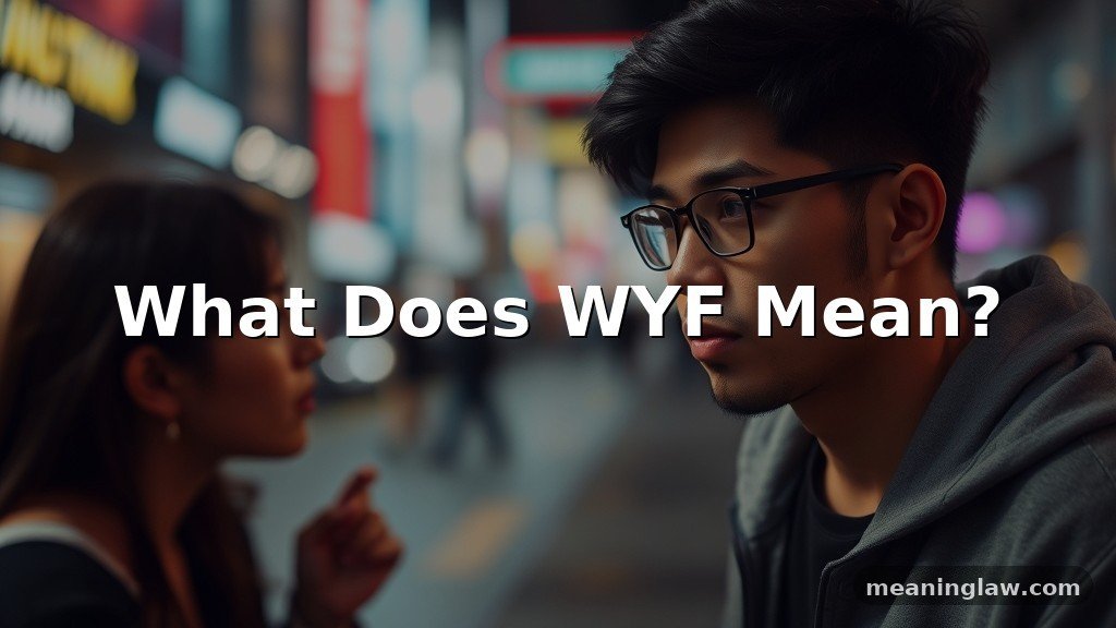 What Does WYF Mean? Quick Slang Guide